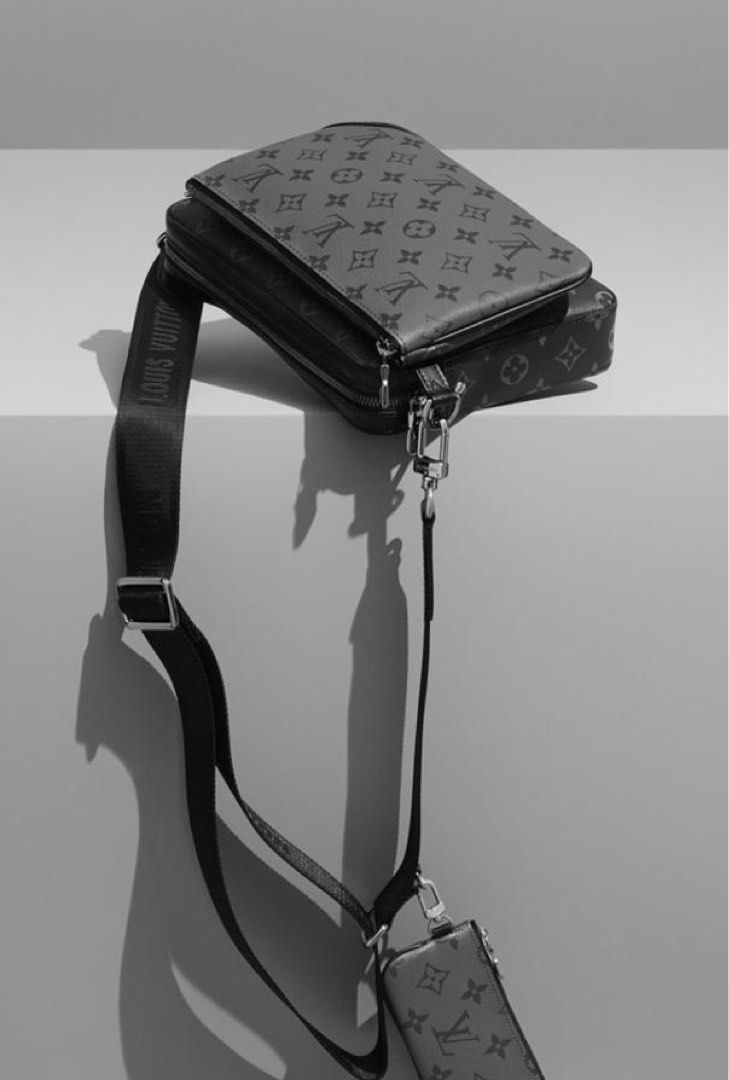 LV trio pochette sling bag, Men's Fashion, Bags, Sling Bags on Carousell