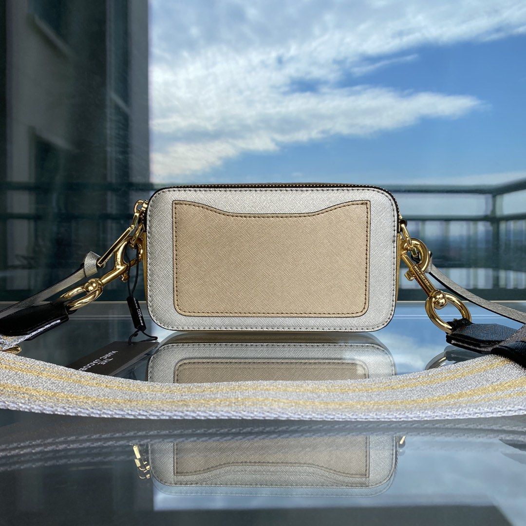 Marc Jacob Snapshot Bag classic silver gold new color insto, Women's