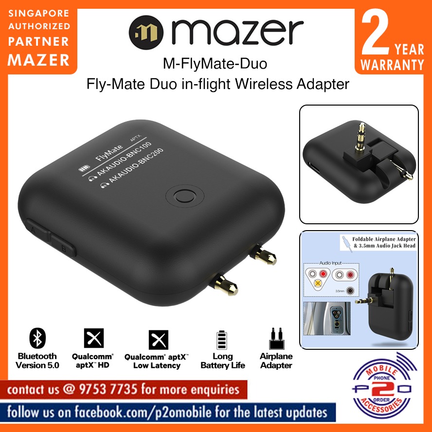 Mazer Fly-Mate Duo in-flight Wireless Adapter, Mobile Phones & Gadgets ...