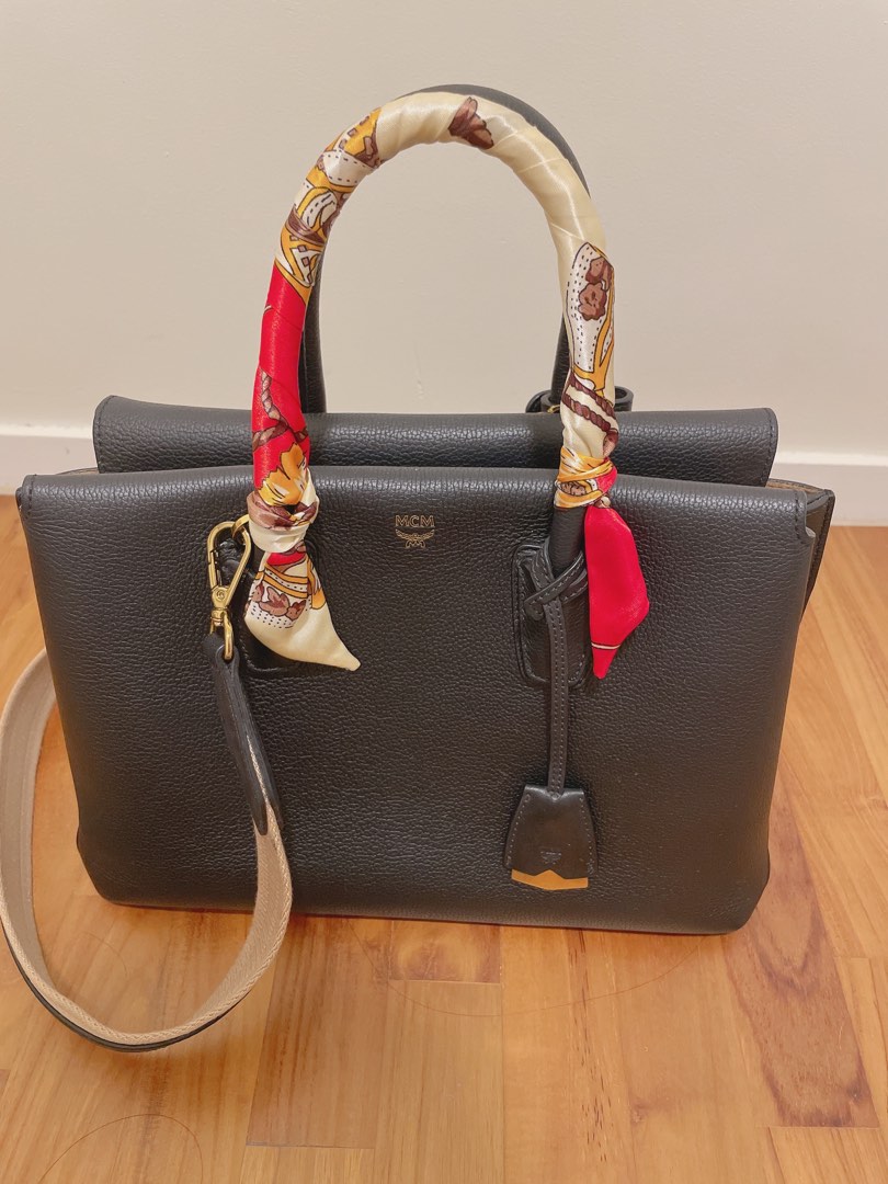 MCM Milla Leather Crossbody Bag Women s Fashion Bags Wallets