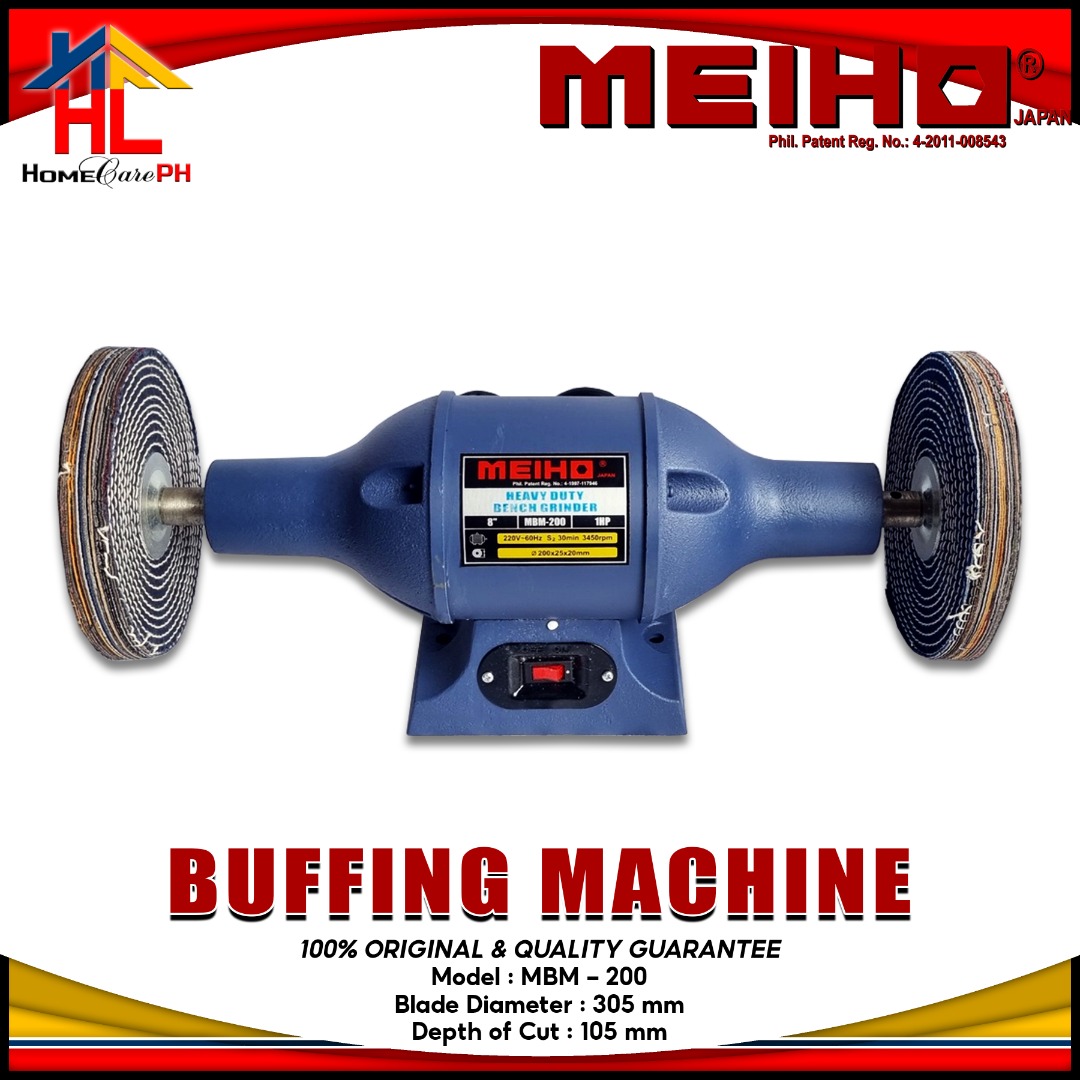 MEIHO BUFFING MACHINE (MBM-200), Commercial & Industrial, Industrial ...