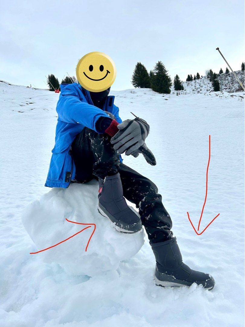 Mens snow boots size 1 store