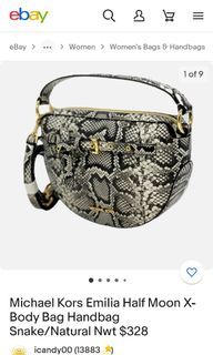 Michael Kors Emilia Half Moon Bag