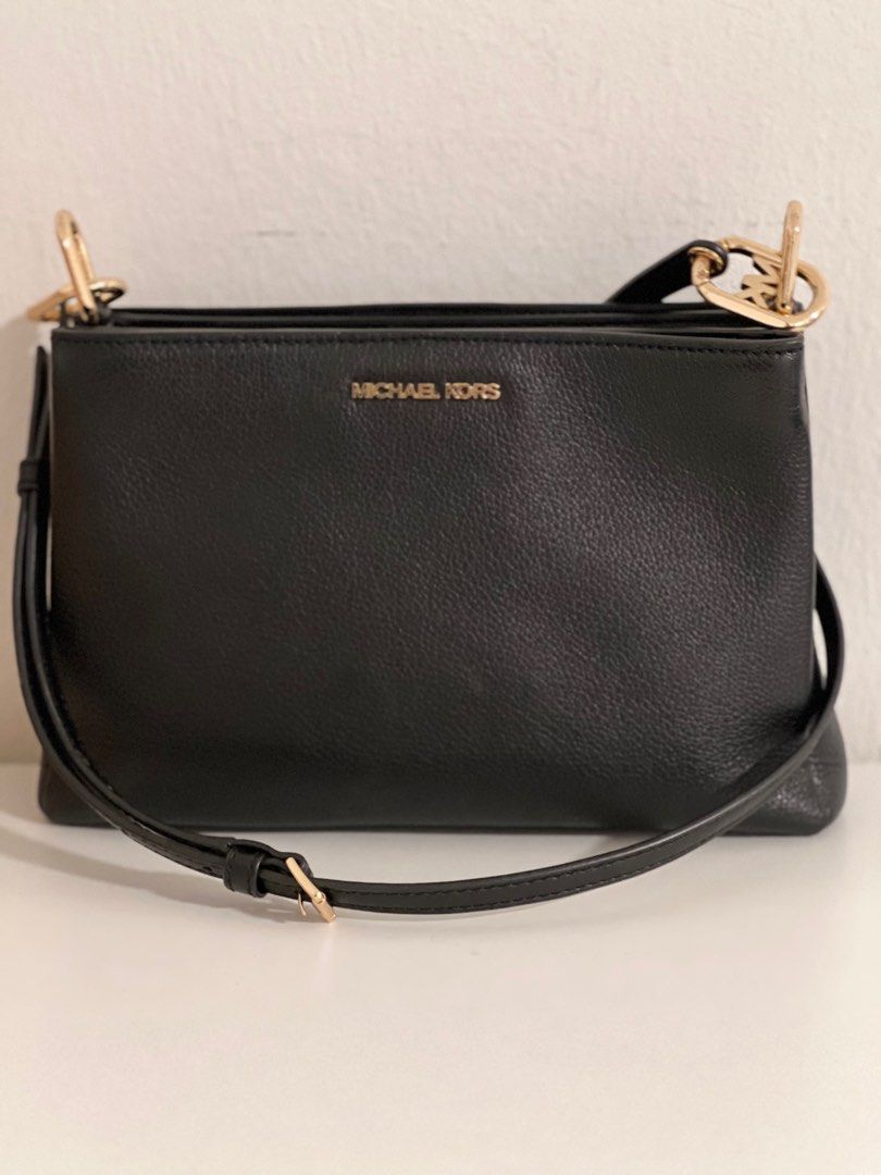 Michael Michael Kors Trisha Medium Pebbled Leather Crossbody Bag