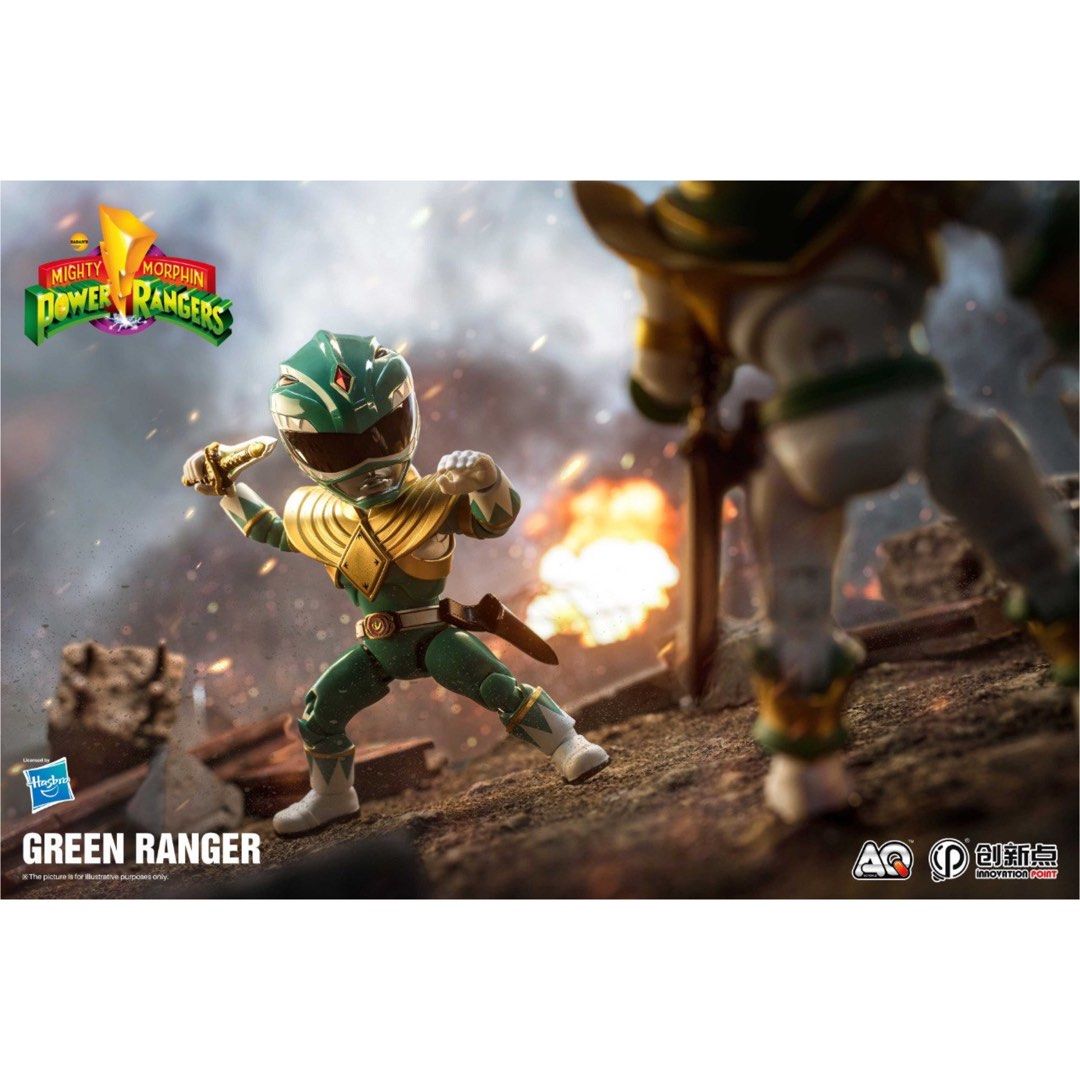 Action Q Power Rangers Mighty Morphin Power Rangers Green Ranger Hasbro Action Q Innovation ...