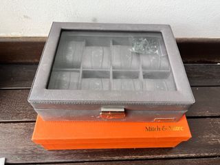 Mitch & Marc Leather Watch Holder Box
