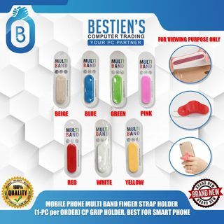 MOBILE PHONE MULTI BAND FINGER STRAP HOLDER (1-PC per ORDER) CP GRIP HOLDER, BEST FOR SMART PHONE