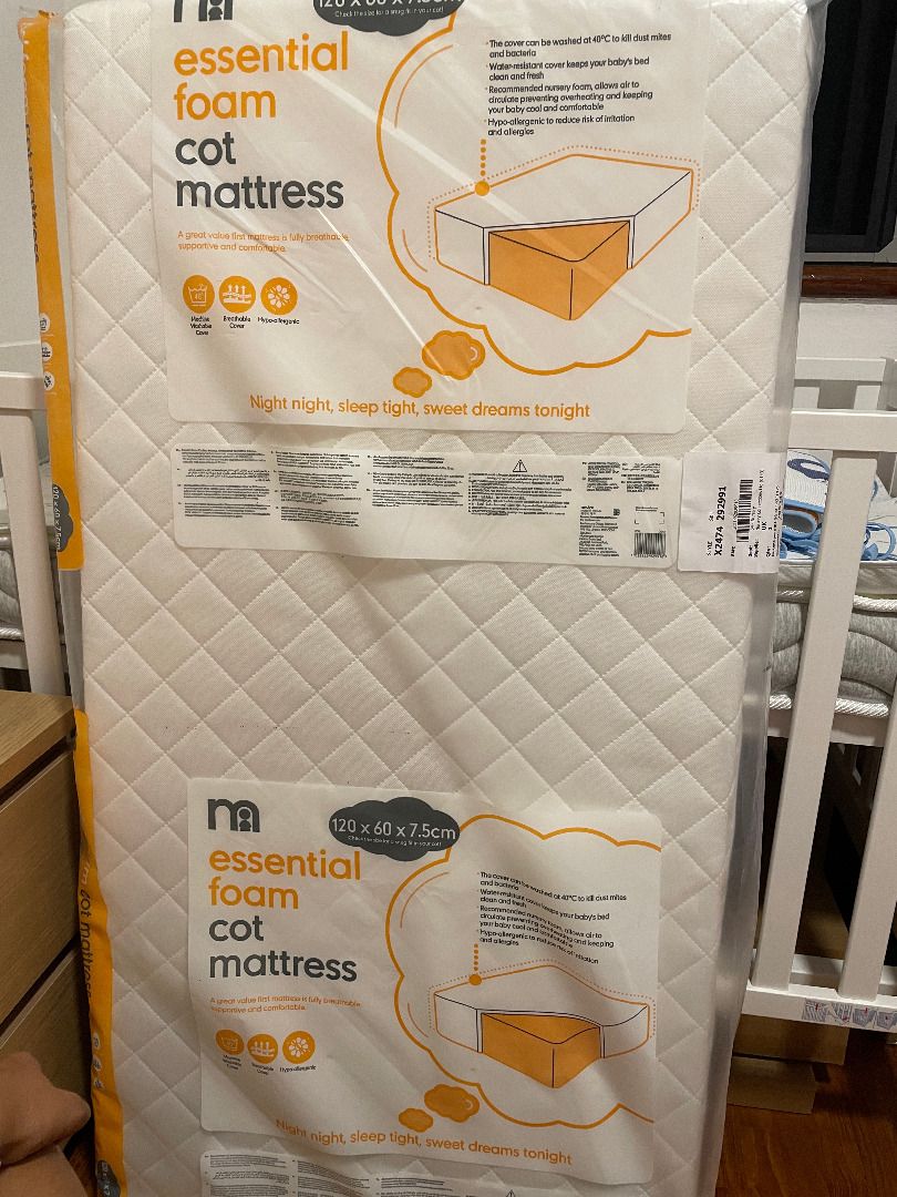 Mothercare mattress 120 2025 x 60