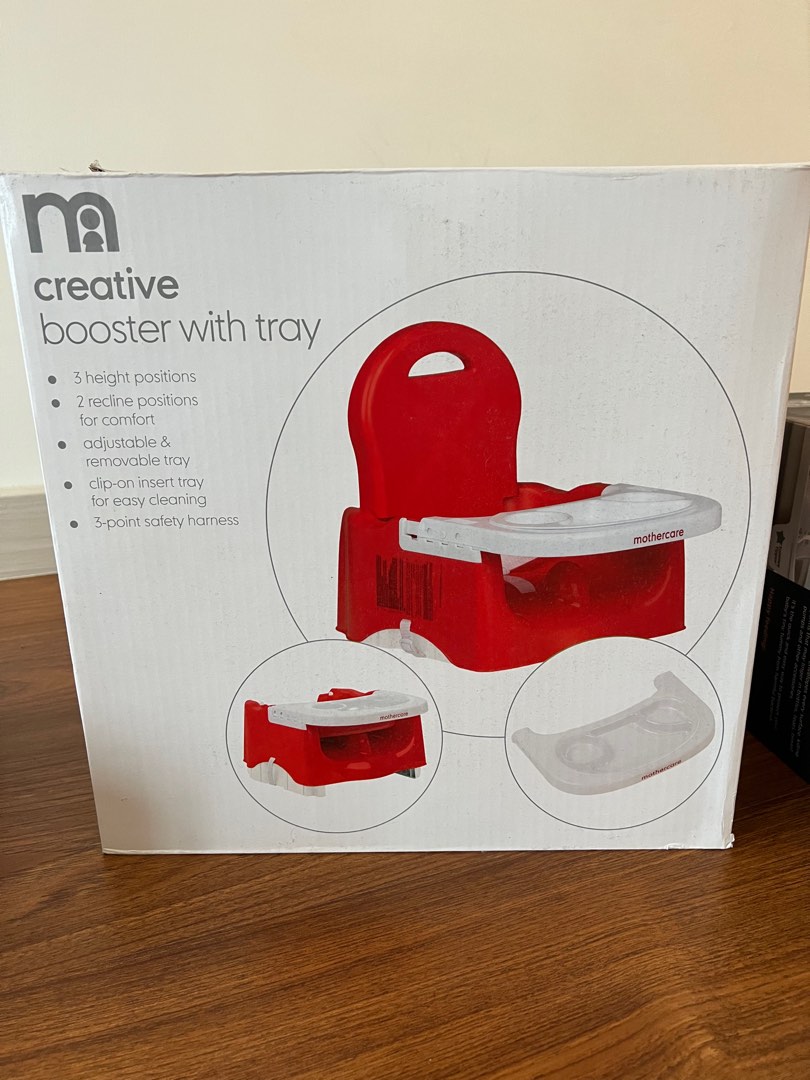 Mothercare booster with tray