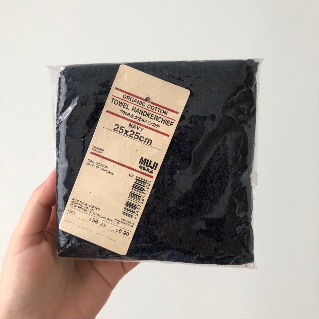 MUJI Towel Handkerchief, Furniture & Home Living, Kitchenware & Tableware,  Towels, Napkins & Holders on Carousell