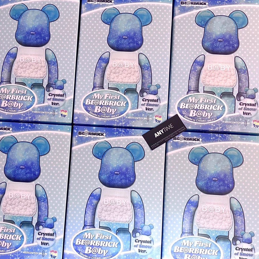 My First Bearbrick Baby Crystal Of Snow Ver., 興趣及遊戲, 玩具 