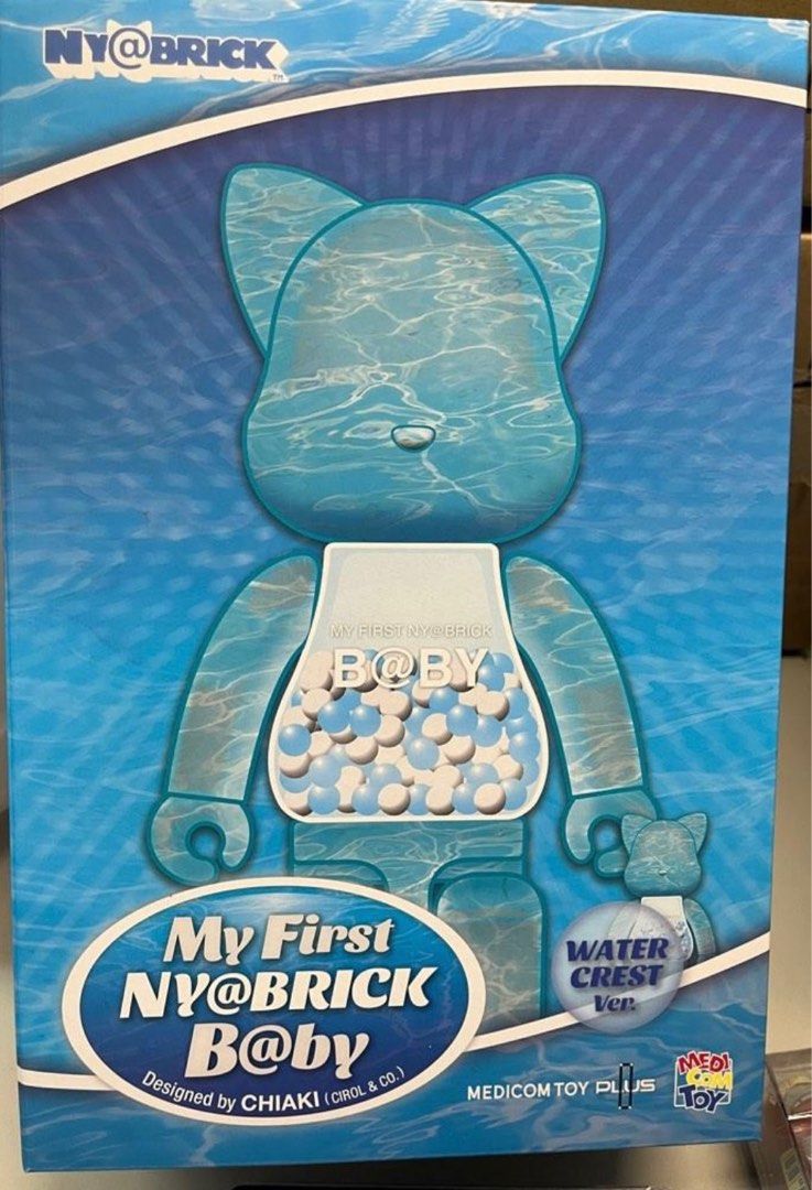 MY FIRST NY@BRICK BABY WATER CREST VER.400%+100%, 興趣及遊戲, 玩具