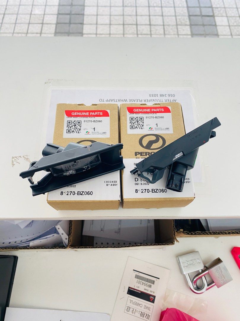 Myvi D20N Axia Number Plate Lamp With Socket Services Others