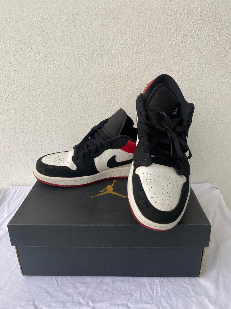 aj1 low black toe price