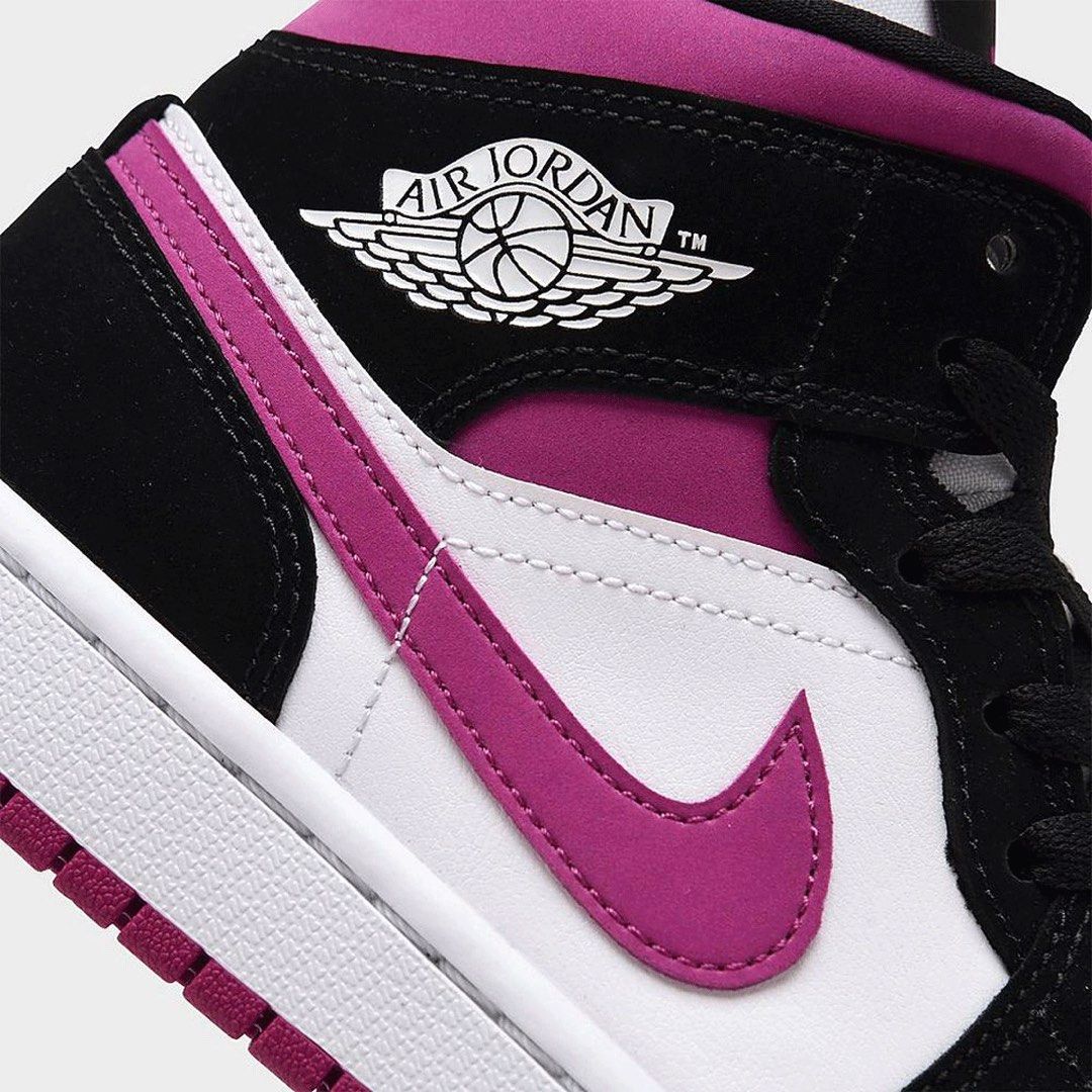 Nike Air Jordan 1 Mid Magenta, Women's Fashion, Footwear, Sneakers on  Carousell