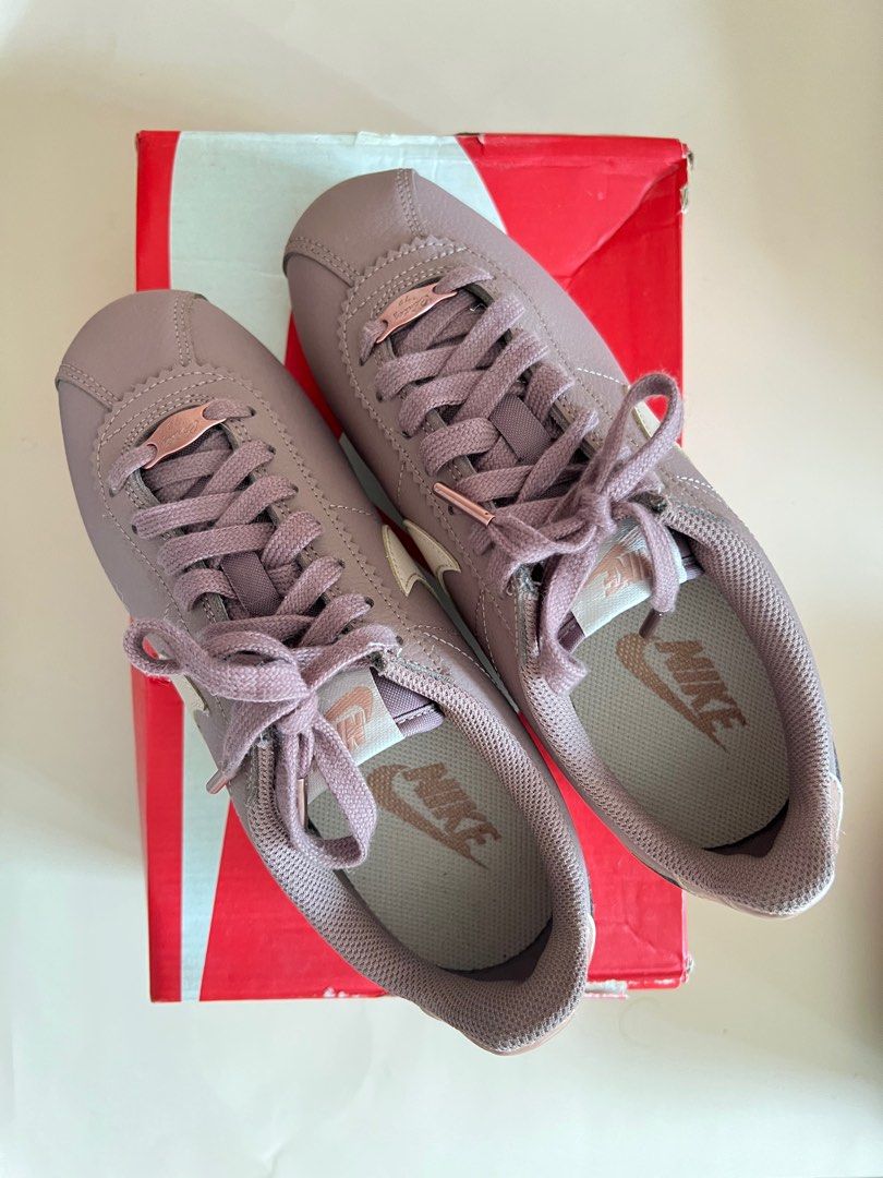 Nike Cortez Smokey Mauve, Women's Fashion, Footwear, Sneakers on Carousell