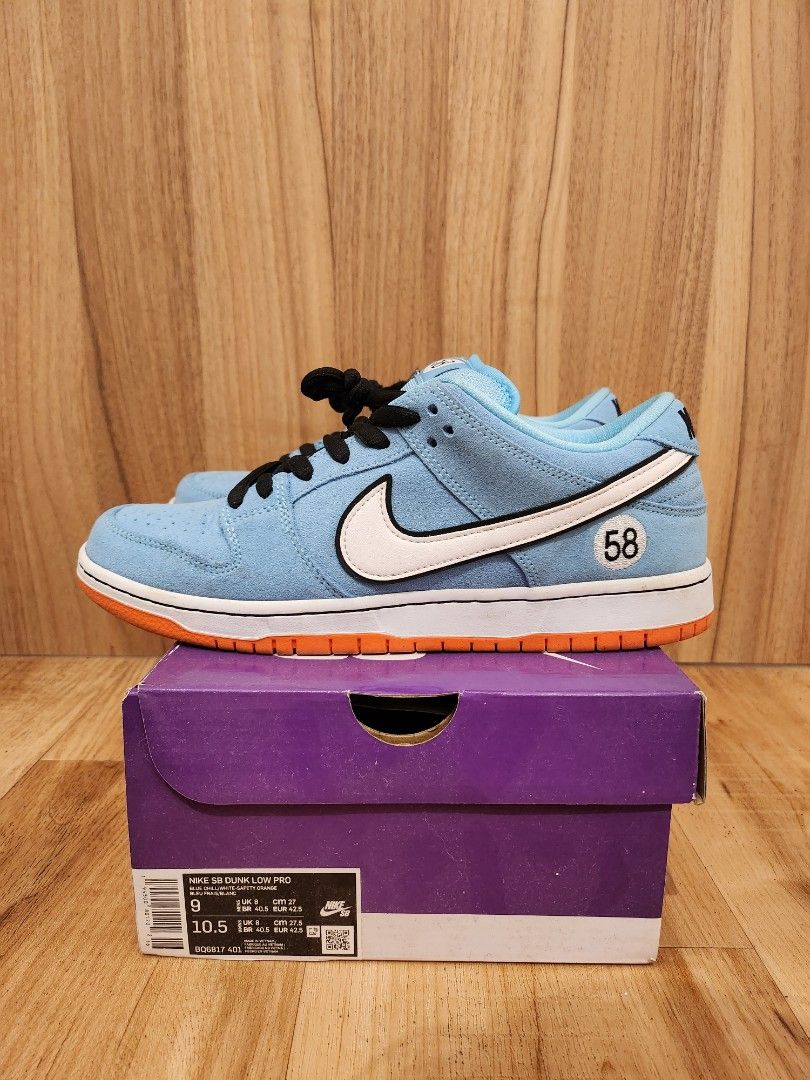 Nike Dunk Low SB Gulf Club 58, Men's Fashion, Footwear, Sneakers on ...