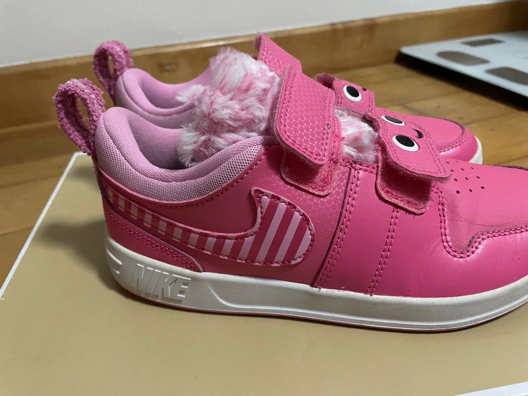 Furry discount nike shoes