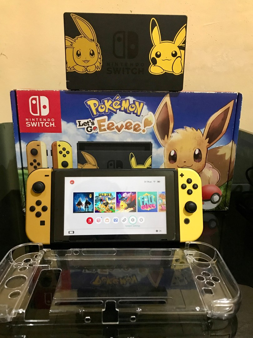 Nintendo switch pokemon edition pikachu / eevee, Video Gaming, Video