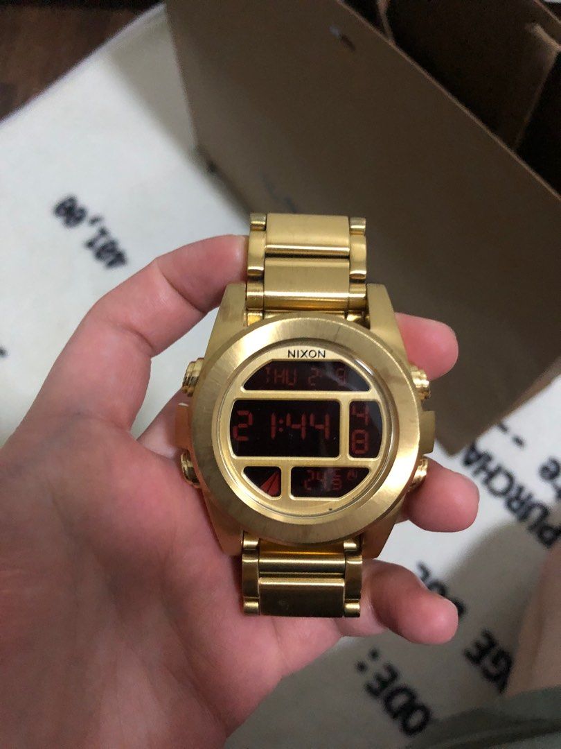 Nixon unit best sale ss gold