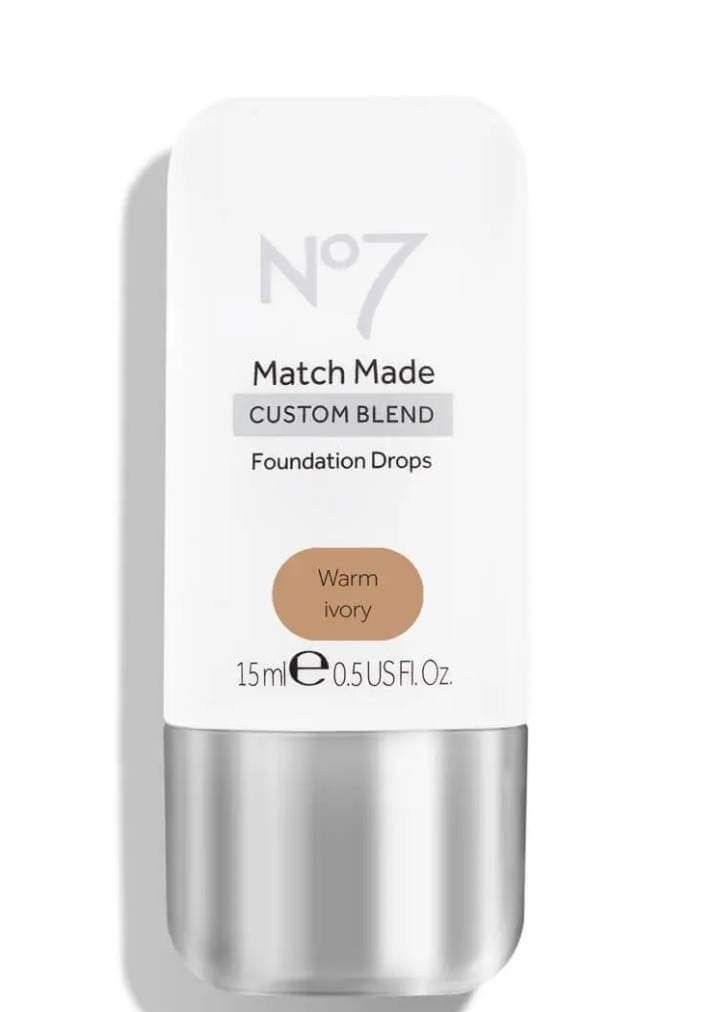 NO7 MATCHMADE CUSTOM BLEND FOUNDATION DROPS (Category: Makeup) located in Valenzuela. Submitted by prettyjhoza_23 (Listing ID 1214273797, Image 1). Description: No7 Match Made Foundation - Your shade, your skincare, your custom blend foundation These concentrated skin-true foundation drops blend seamlessly with any No7 moisturizer or primer to create your perfect foundation match for fool-proof, customized coverage every time. Simply choose the l
