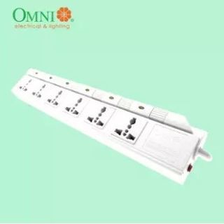 OMNI Extension Cord 6 Gang Outlet with Individual Switch WED360 Surge Protector Power Strip