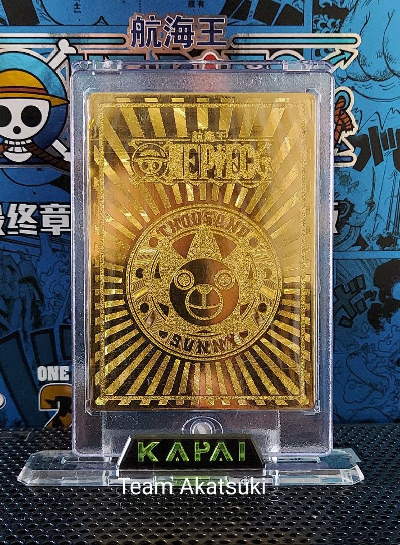 One Piece Luffy Gear 5 Nika shaped Collectible Card (Metal Card