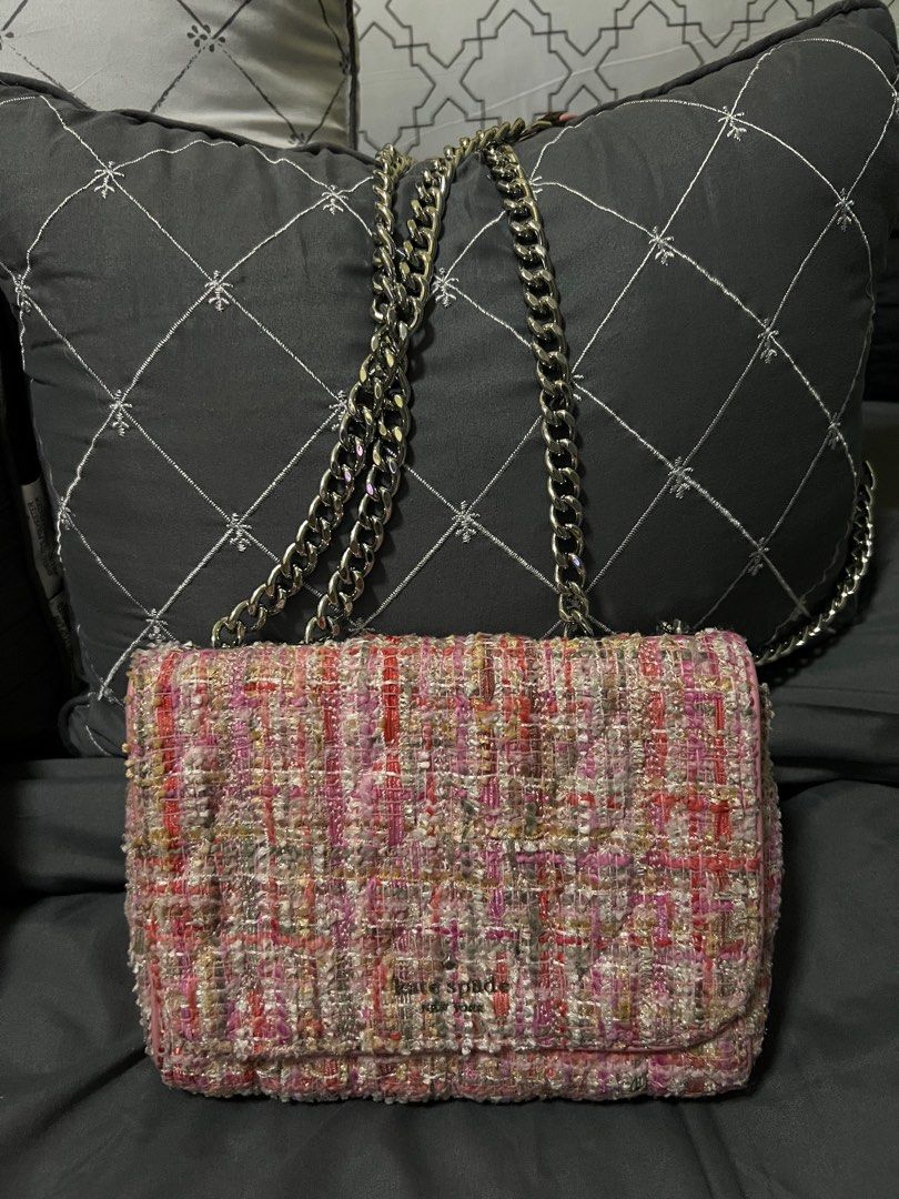 Original Kate Spade Tweed Bag, Luxury, Bags & Wallets on Carousell