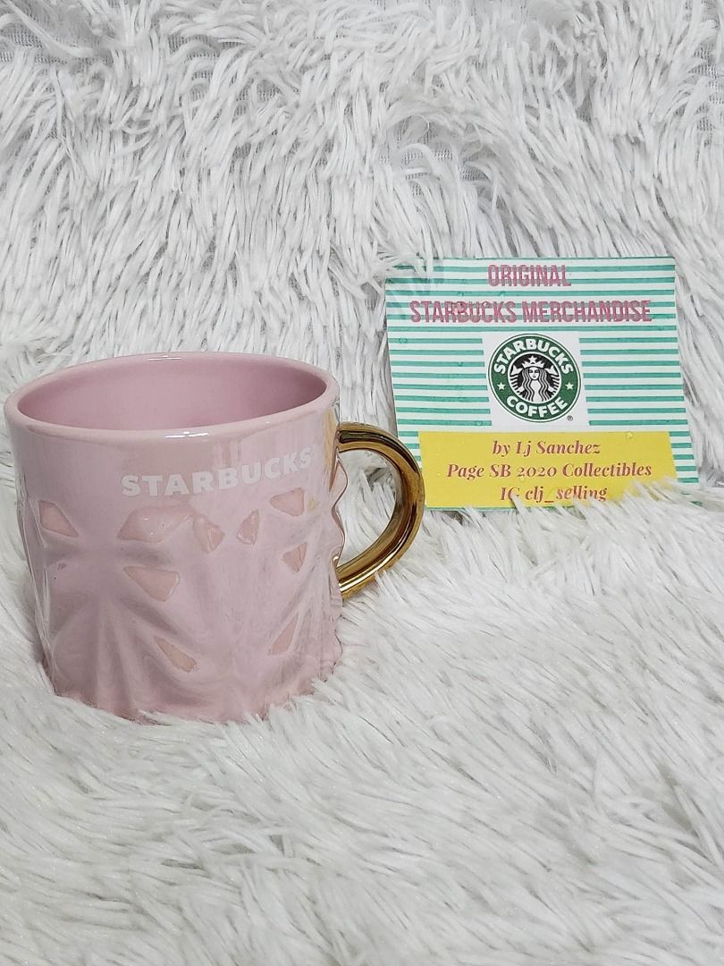 Starbucks Philippines Gold and Pink Happy Hearts Mug – MERMAIDS