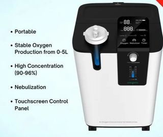 Owgels Touch Screen Portable Oxygen Concentrator 5L