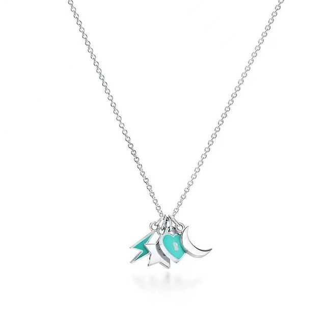 Moon and stars necklace clearance tiffany