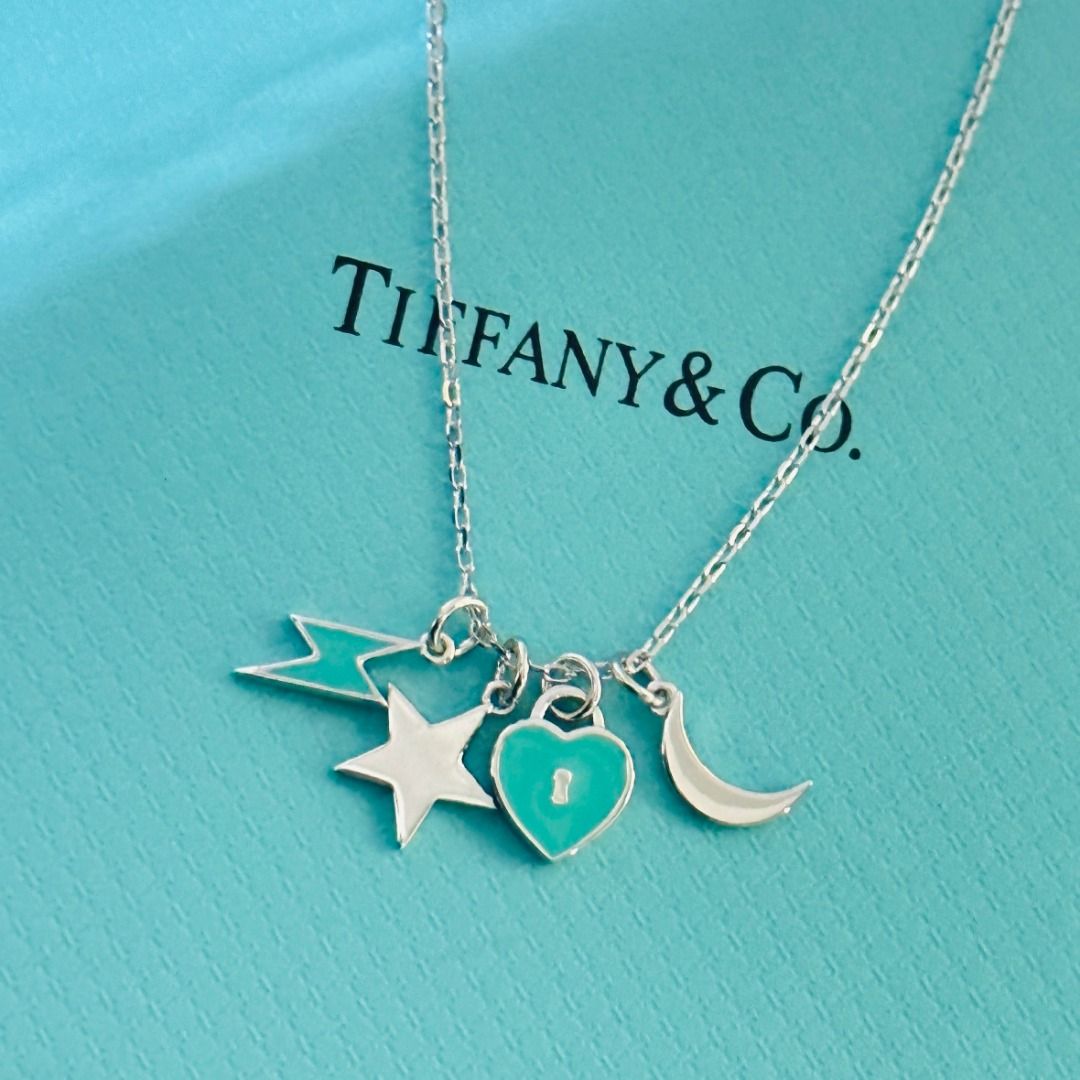 Moon and stars necklace clearance tiffany