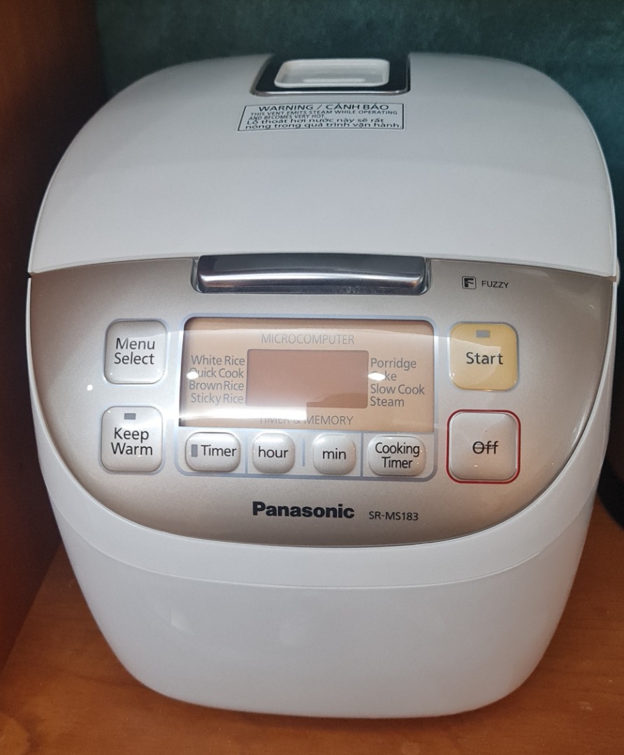Panasonic Controlled /Fuzzy Logic Rice Cooker SRMS183