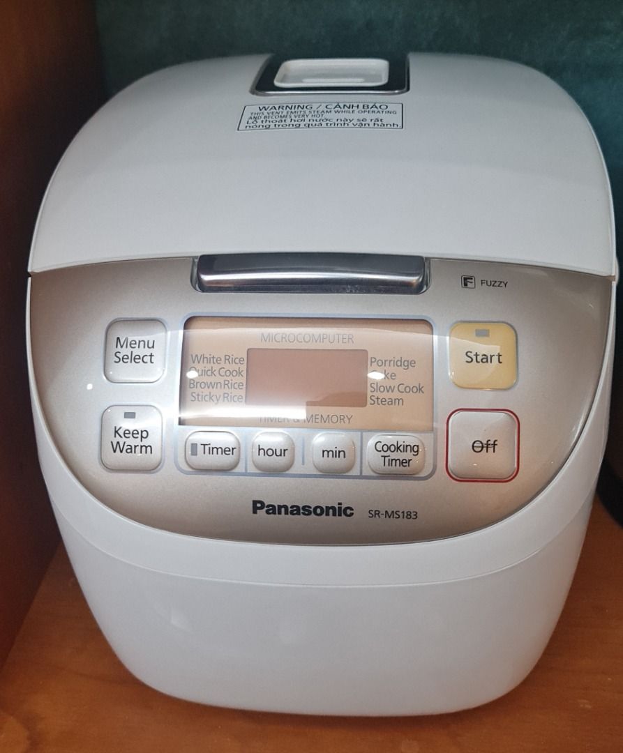 Panasonic Controlled /Fuzzy Logic Rice Cooker SRMS183
