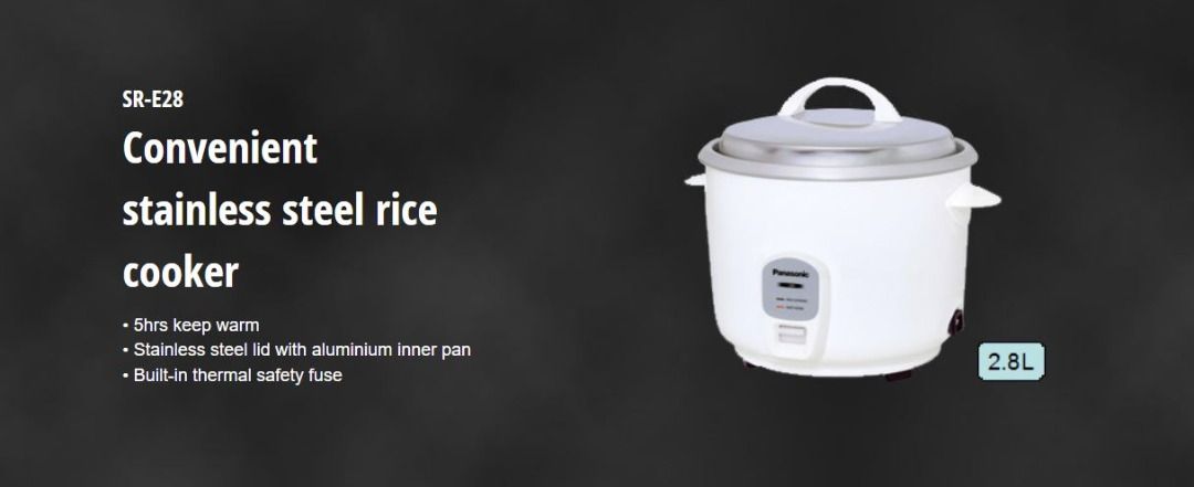 Panasonic SR-WN36 220 Volt Large Rice Cooker 3.6L 20-Cup 220V 240V