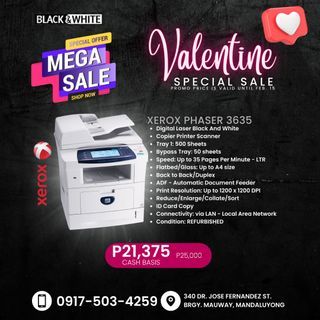 Pang Negosyo Photocopier Printer Scanner Up to Legal Xerox Machine