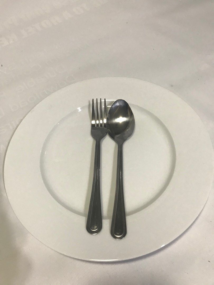 Set of 6s Plate, spoon and fork set, Furniture & Home Living