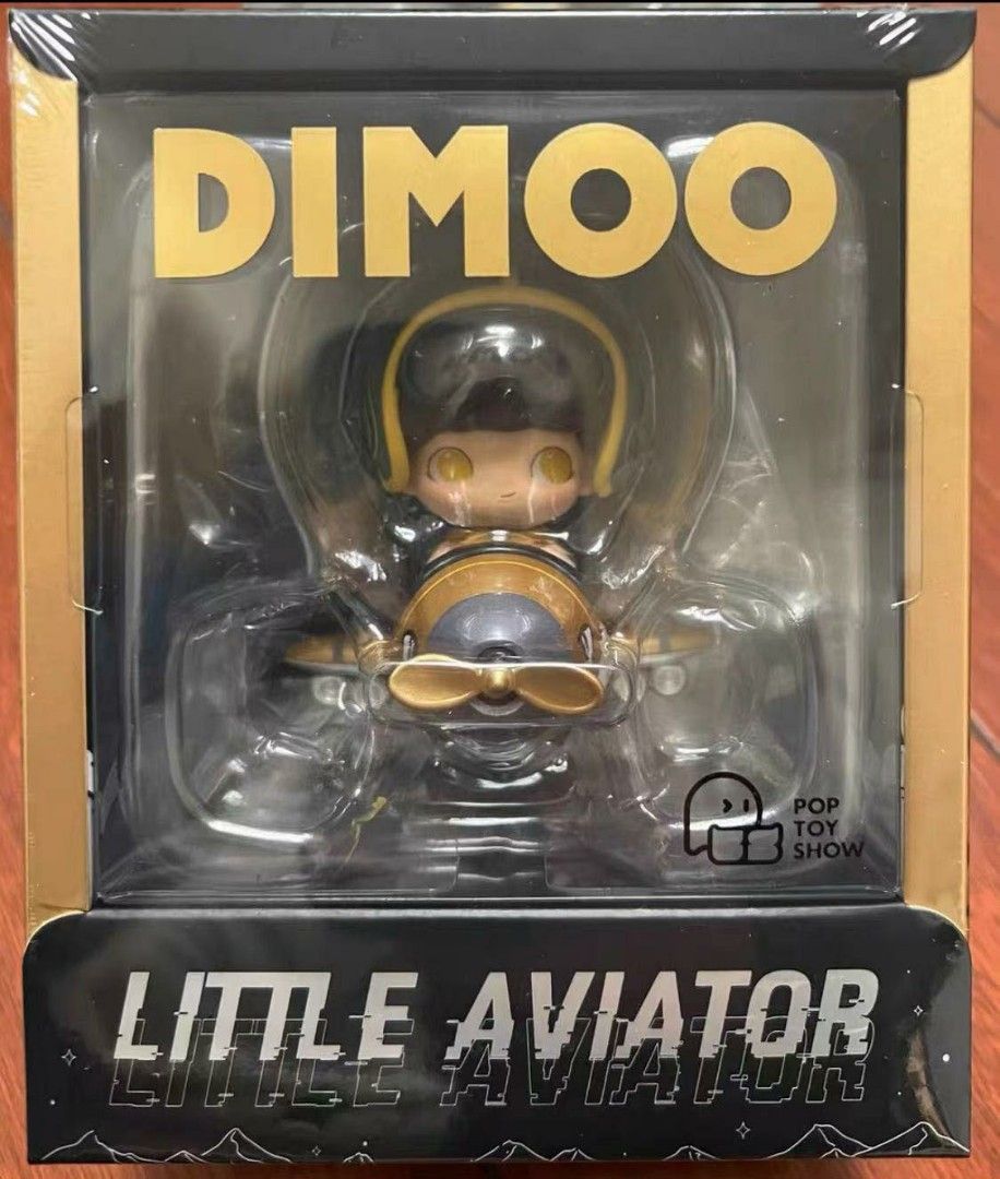 [POPMART LIMITED EDITION] DIMOO LITTLE AVIATOR 100% FIGURINE COLLECTORS  FIGURINE