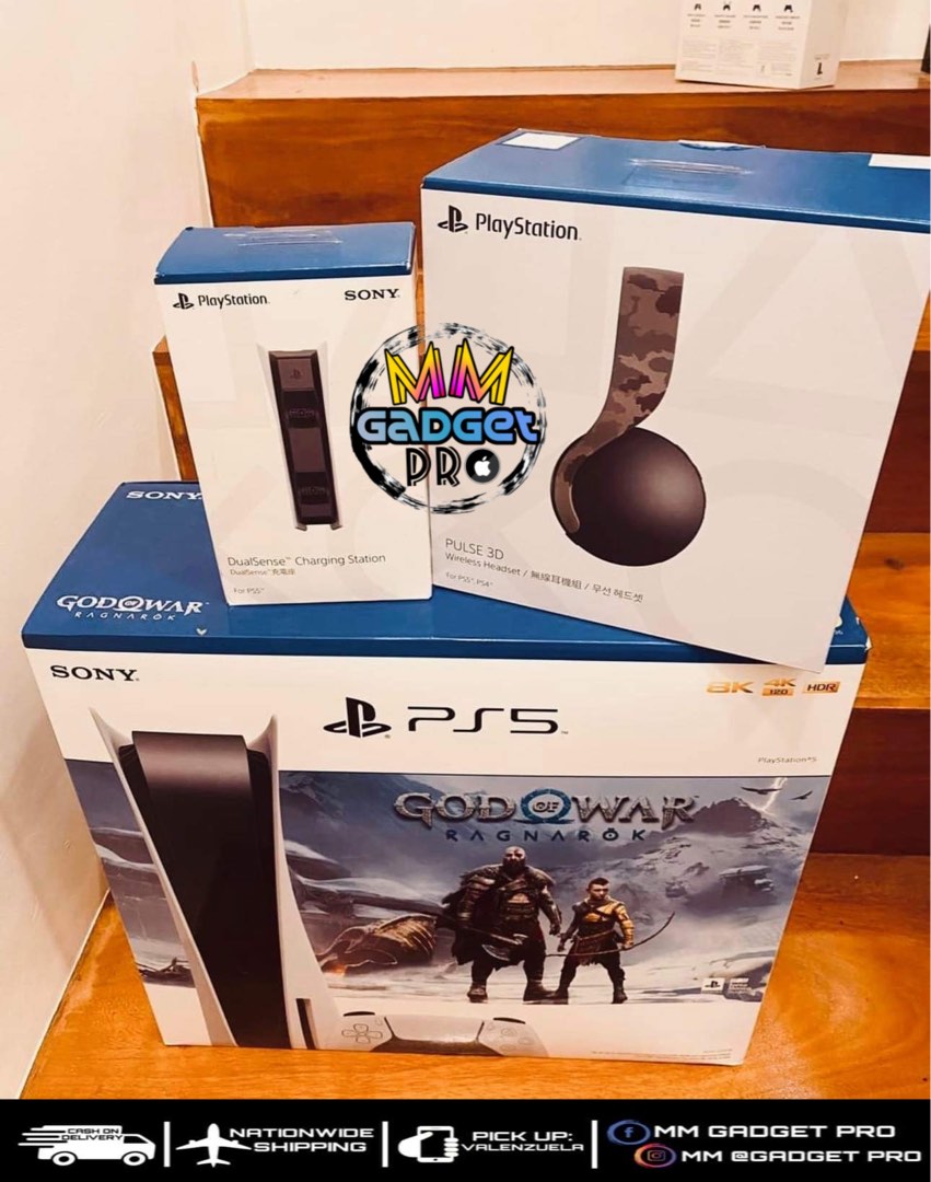 Ps5 disc edition w/ Freebies, Video Gaming, Video Game Consoles ...