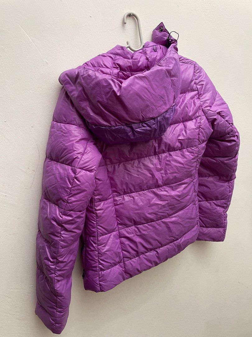 Purple Winter Jacket Ultralight Pure Goose Down Women s Fashion