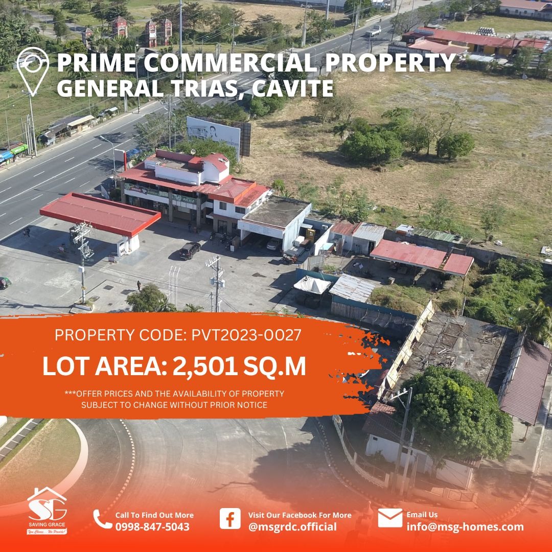 PVT20230027 Prime Commercial property for sale in General Trias