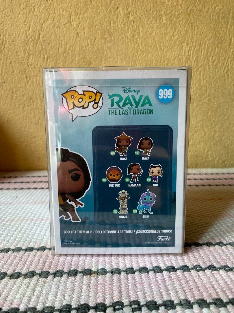 Raya Funko Pop (Category: Designer & Blind Box Toys) located in Cagayan de Oro. Submitted by dosdeclutter (Listing ID 1214174084, Image 3). Description: box conditions ranging from 8.5-9.5/10. NOOB free used protector rfs: declutter/need funds.
