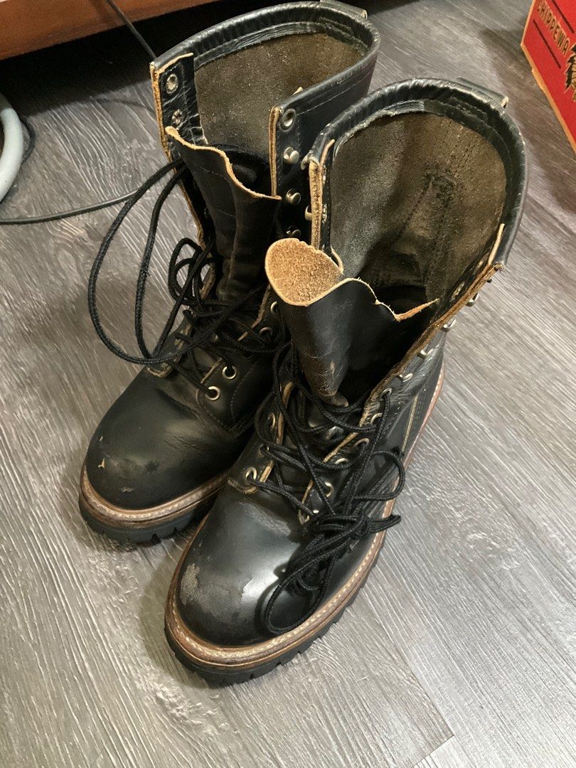 Red wing logger boots 2218 online