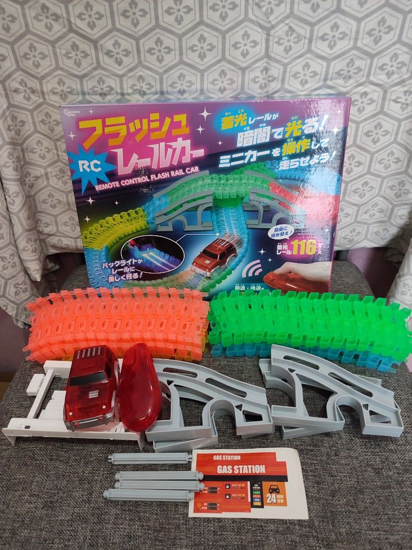 Remote Control Flash Rail Car, Hobbies & Toys, Toys & Games on Carousell