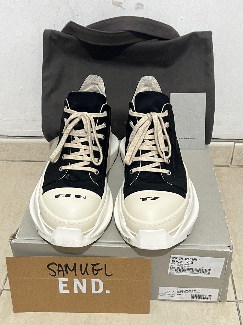 Rick owens Drkshdw Abstract low-top sneakers Size:(EU 43), 男裝