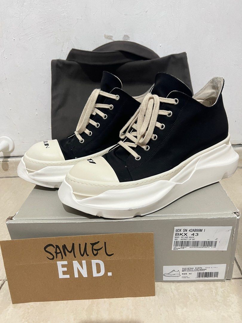 Rick owens Drkshdw Abstract low-top sneakers Size:(EU 43), 男裝