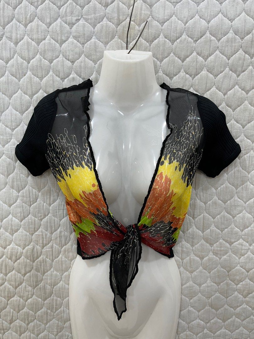 Women Rrr Rrr. JEAN PAUL GAULTIER WRAP TOP, Women's Fashion, Tops, Other Tops on ...