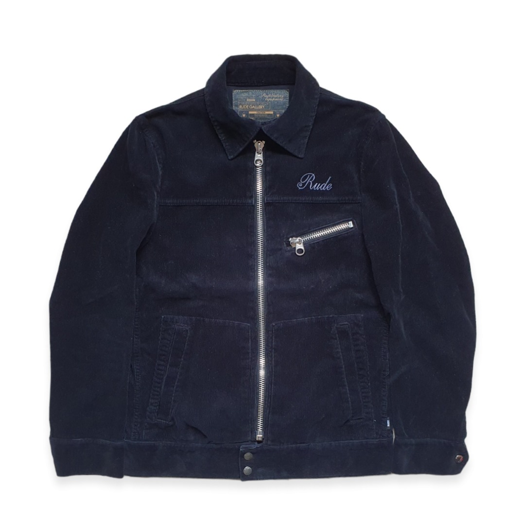 Rude Gallery Corduroy Biker Jacket, Men's Fashion, Coats, Jackets and