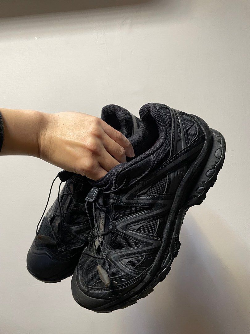 Salomon XT-QUEST ADV 黑色時尚支線山系鞋款, 他的時尚, 鞋, 運動鞋在