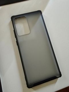 Samsung Note 20 Ultra Case Transparent (Mobile Outfitters) and Translucent (Spigen)